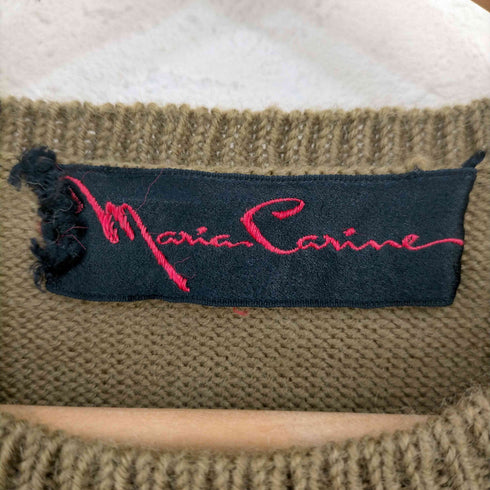 Maria Carine ウール 裾紐ニット レディース