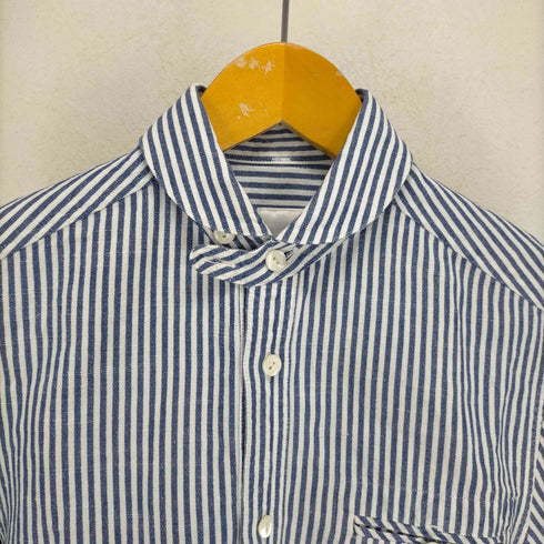 マイヨ maillot サンセットストライプラウンドワークシャツ メンズ JPN:1