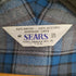 シアーズ Sears 70s MADE IN USA チェックレーヨンガウンコート レディース import:M