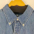 ラルフローレン RALPH LAUREN 90-00s CLASSIC FIT スモールポニー刺繍 デニムボタンダウンシャツ メンズ import:XL