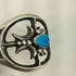 ナバホ NAVAJO STERLING HY刻印 Henry Yazzie ターコイズブレスレット メンズ