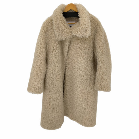 ルシェルブルー LE CIEL BLEU Faux Fur Stand Collar Coat レディース 36
