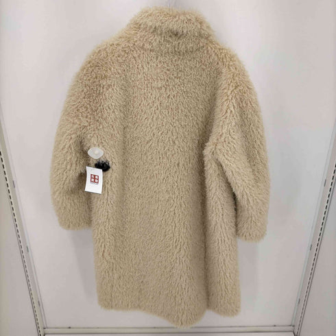ルシェルブルー LE CIEL BLEU Faux Fur Stand Collar Coat レディース 36