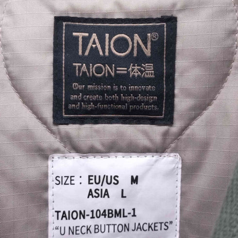 タイオン TAION MILLITAR LINER JACKET ミリタリーライナージャケット メンズ JPN:L