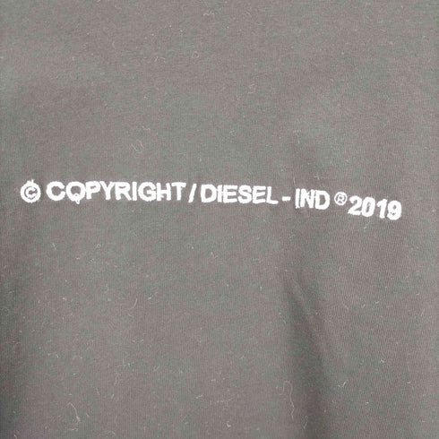 ディーゼル DIESEL 19SS COPYRIGHT DIESEL IND 2019 S/S TEE コピーライトエンブロイダリー Tシャツ メンズ import:M