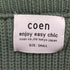コーエン coen ポリウーリークルーネックルーズニット メンズ JPN:S