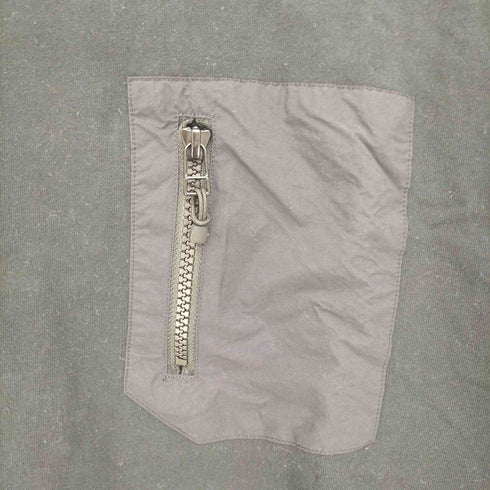 アデイインザライフユナイテッドアローズ A day in the life UNITED ARROWS ボックスシルエット 胸ジップ ポケット コットン S/S Tシャツ メンズ JPN:L