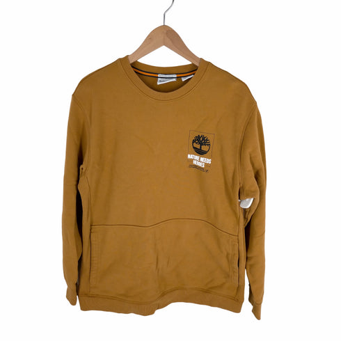 ティンバーランド Timberland プリントクルーネックスウェット メンズ JPN:L