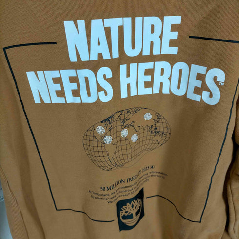 ティンバーランド Timberland プリントクルーネックスウェット メンズ JPN:L