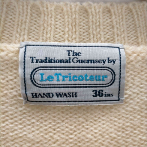 ルトリコチュール LE TRICOTEUR HAND WASH ウールニットセーター レディース 36INS