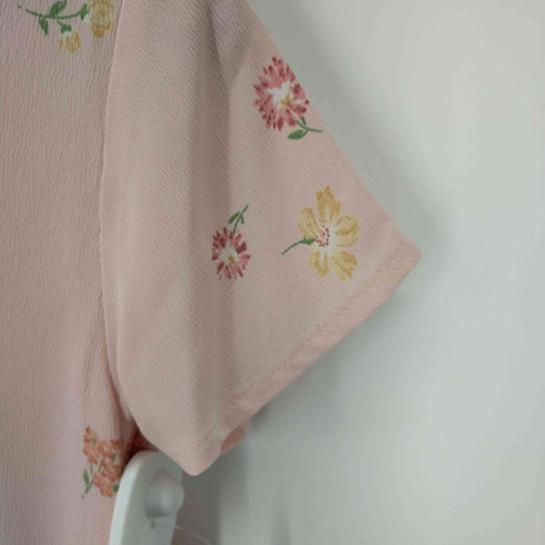 ローラアシュレイ LAURA ASHLEY S/S花柄プリントマキシワンピース レディース 34