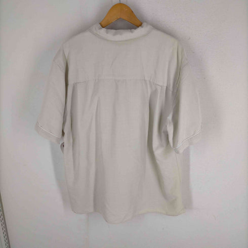 刺しゅうオープンカラーシャツ メンズ JPN:XL