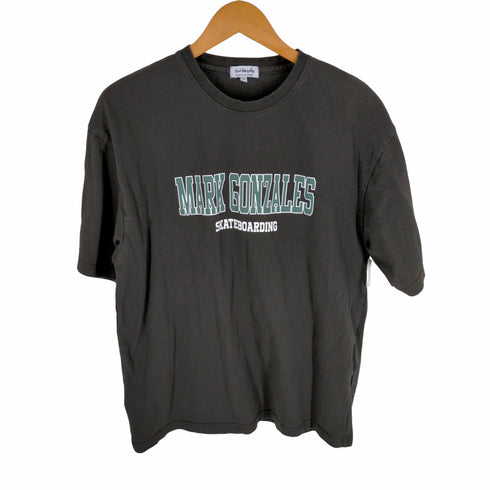マークゴンザレス Mark Gonzales ロゴプリントクルーネックTシャツ メンズ JPN:L