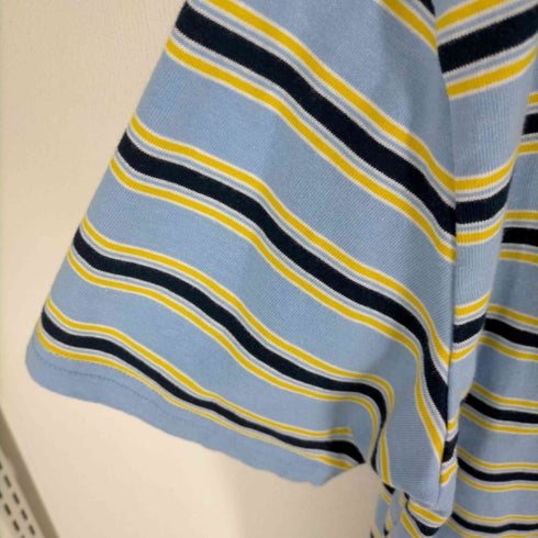 ライルアンドスコット LYLE&SCOTT ボーダークルーネックポケットTシャツ メンズ JPN:L