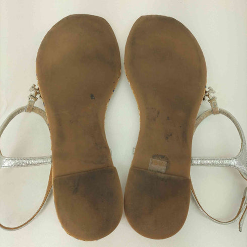 トリーバーチ TORY BURCH MADE IN BRAZIL Tory Burch Marion Quilted Sandal フラットストラップ サンダル レディース JPN:M 7 1/2