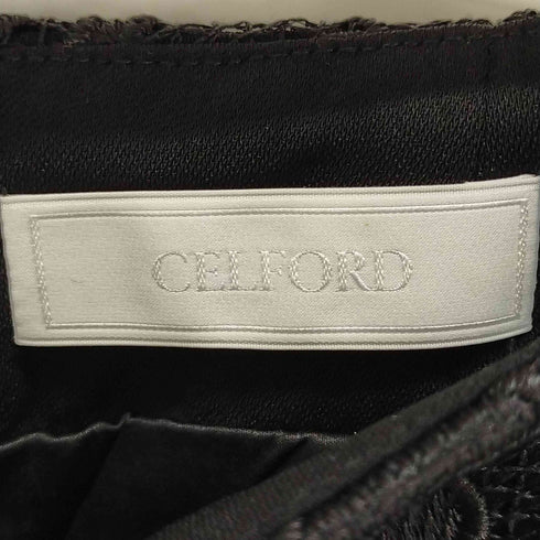 セルフォード CELFORD 23AW リボンレースタイトスカート レディース 38