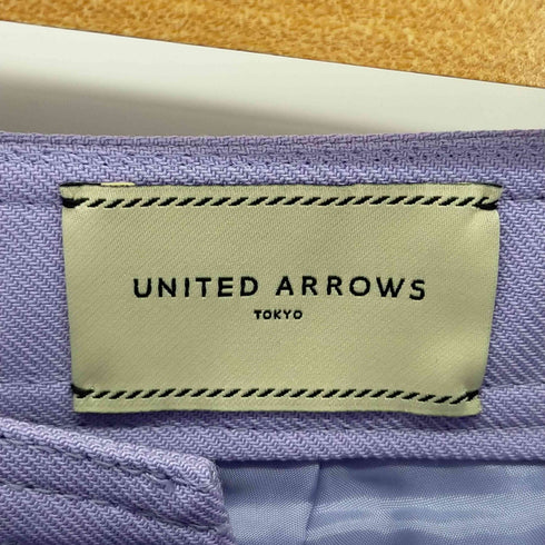 ユナイテッドアローズ UNITED ARROWS センタープレスカラースラックス レディース 38