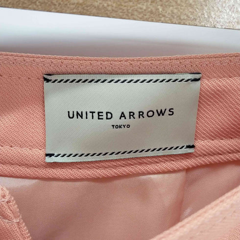 ユナイテッドアローズ UNITED ARROWS センタープレスカラースラックス レディース 38