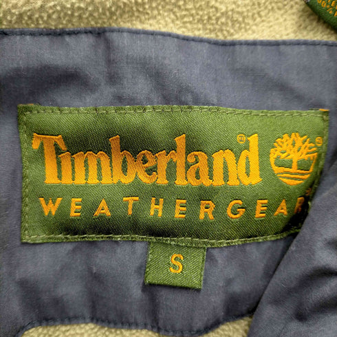 ティンバーランド Timberland 90S 刺繍ロゴ 裏地フリース ジップアップ ブルゾン ジャケット メンズ import:S