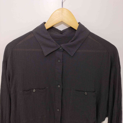 シンプリシテェ SIMPLICITE 23SS コットンシアーシャツ レディース