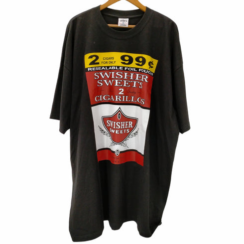 シャカウェアー SHAKA WEAR 00S B系 ビッグサイズ SUPER MAX HEAVY タバコブランドロゴ プリントTシャツ メンズ 4XL