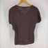 マックスマーラ MAX MARA MADE IN ITALY 銀タグ VネックポップコーンTシャツ レディース JPN:S
