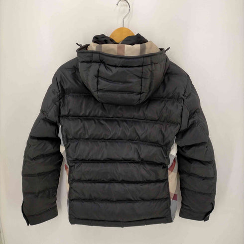 ブラックレーベルクレストブリッジ BLACK LABEL CRESTBRIDGE チェック切替 フーデッドダウンジャケット メンズ JPN:L