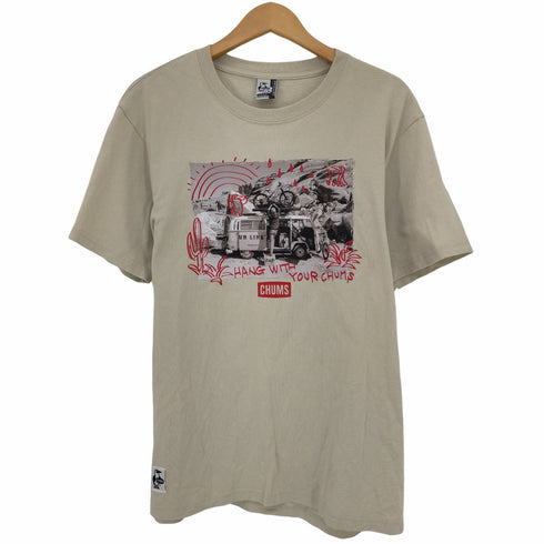 チャムス CHUMS ドゥードゥルフォトTシャツ メンズ import:L