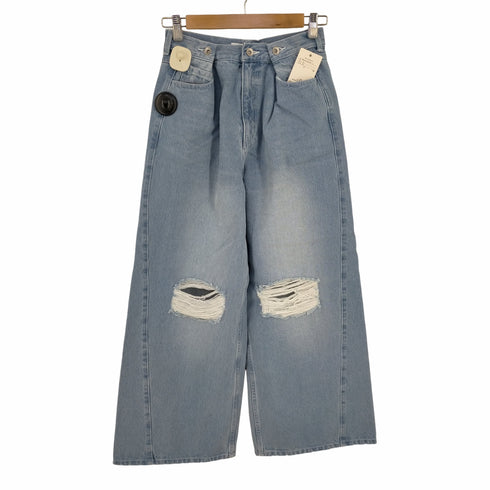 ウィムガゼット Whim Gazette the pause 24ss Tuck Denim Pants タックデニムパンツ レディース 36
