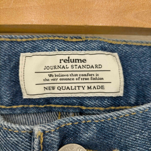 ジャーナルスタンダードレリューム JOURNAL STANDARD relume 23AW STRETCH DENIM ストレート 5PKT デニム パンツ レディース 36