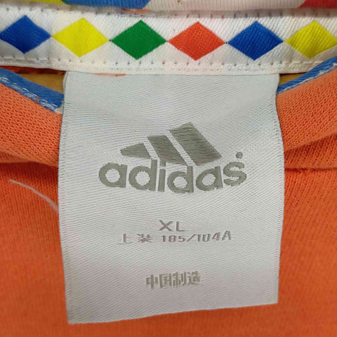 アディダス adidas ロゴプリントプルオーバーパーカー メンズ XL