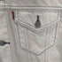 リーバイス Levis デニムトラッカージャケット バックチェーンステッチ ホワイト メンズ JPN:L