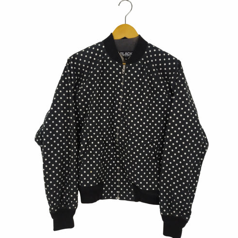 ブラックコムデギャルソン BLACK COMME des GARCONS AD2014 ドットブルゾン ボンバージャケット メンズ JPN:XL