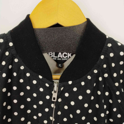 ブラックコムデギャルソン BLACK COMME des GARCONS AD2014 ドットブルゾン ボンバージャケット メンズ JPN:XL