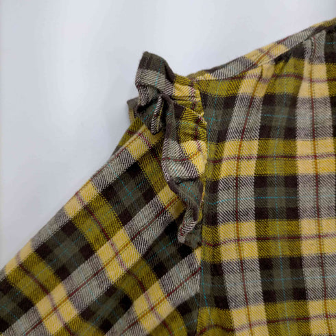 LAURENCE BRAS 21AW ギャザー チェックブラウス レディース