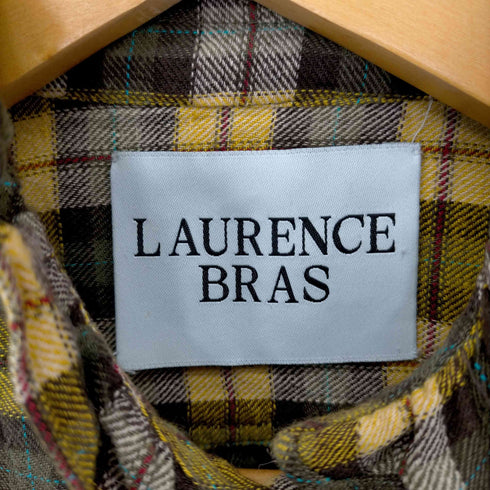 LAURENCE BRAS 21AW ギャザー チェックブラウス レディース