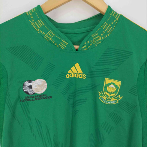 アディダス adidas センターロゴ刺繍 サッカーユニフォーム ゲームシャツ メンズ
