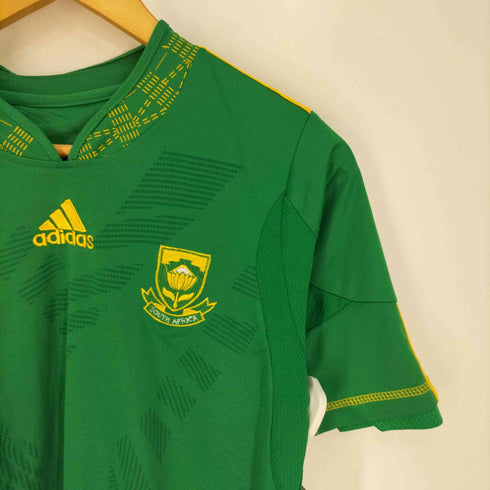 アディダス adidas センターロゴ刺繍 サッカーユニフォーム ゲームシャツ メンズ