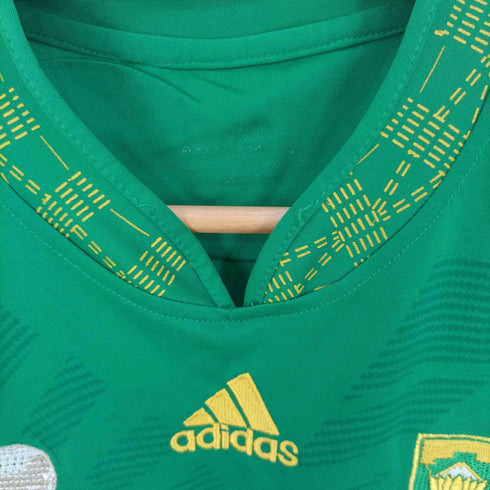 アディダス adidas センターロゴ刺繍 サッカーユニフォーム ゲームシャツ メンズ