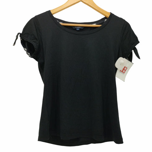 バーバリーロンドン BURBERRY LONDON クルーネックミニトップス 半袖Tシャツ レディース 2