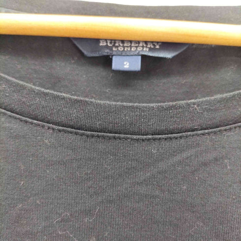 バーバリーロンドン BURBERRY LONDON クルーネックミニトップス 半袖Tシャツ レディース 2