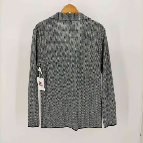マニュエルリッツ MANUEL RITZ Blue Knitted Jacket メンズ JPN:L