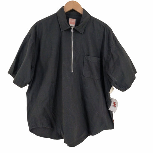 ヒンソン HINSON ハーフジップシャツ メンズ JPN:M