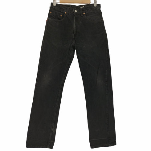 リーバイス Levis 90S カナダ製 505 ボタン裏217刻印 後染め ジップフライ ブラック デニム パンツ 98年製 サークルR メンズ W31L32