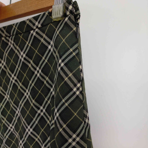 バーバリーブルーレーベル BURBERRY BLUE LABEL タイトチェックスカート レディース JPN:36