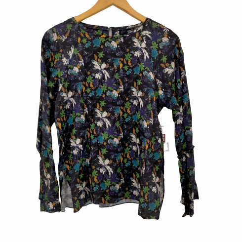 ルームエイト Room no.8 21AW VERMEIL par iena LEAF-PRINT TRUMPET TOPS レディース 2