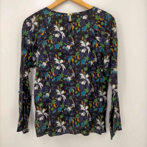ルームエイト Room no.8 21AW VERMEIL par iena LEAF-PRINT TRUMPET TOPS レディース 2