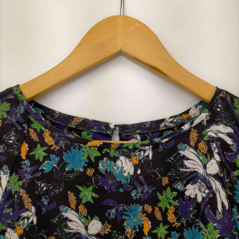 ルームエイト Room no.8 21AW VERMEIL par iena LEAF-PRINT TRUMPET TOPS レディース 2