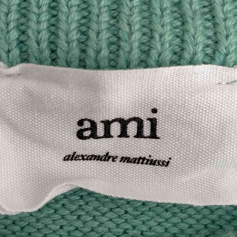 アミアレクサンドルマテュッシ AMI ALEXANDRE MATTIUSSI ビックハートロゴ入り オーバーサイズ ニット メンズ import:L