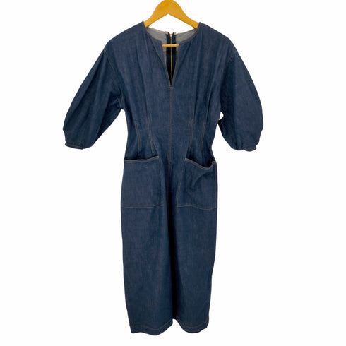 VERMEIL par iena 19SS デニムウエストフィット前ポケットワンピース レディース